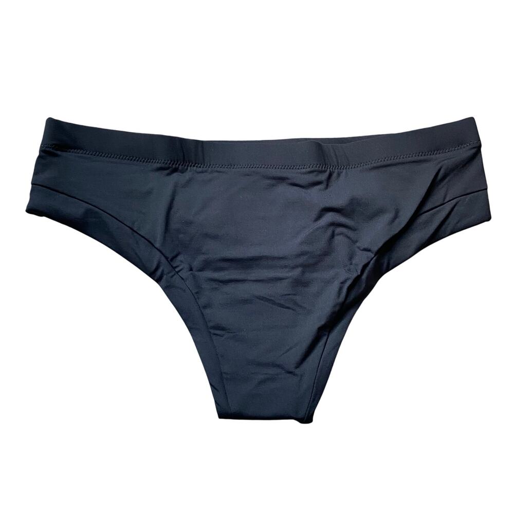 Prana Upswell Bikini Bottom Women's S Solid Black Swimsuit Beach Vacation Resort - Picture 2 of 4